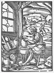 Le potier, 1574